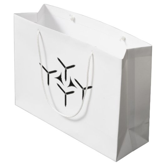 Gothic Blade Grote Gift Bag Groot Cadeauzakje (Achterkant Gekanteld)