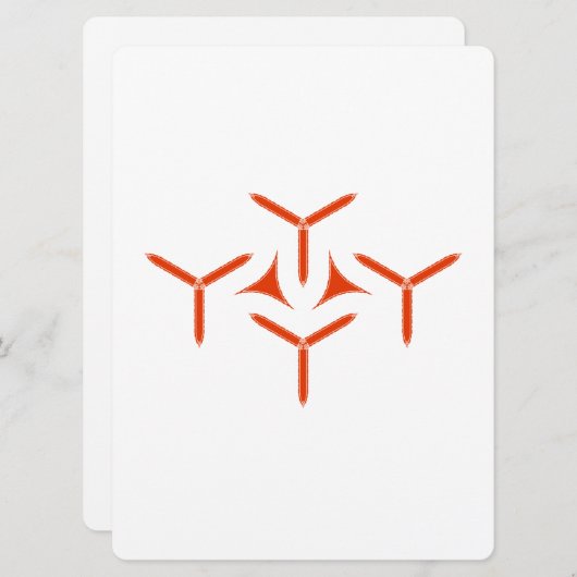 Gothic Blade Menu (Voorkant / Achterkant)