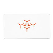 Gothic Blade Pattern Label (Voorkant)