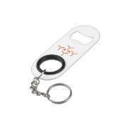 Gothic Blade Sleutelhanger flesopener Mini Flessenopener (Achterkant Gekanteld)