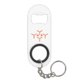 Gothic Blade Sleutelhanger flesopener Mini Flessenopener (Achterkant)
