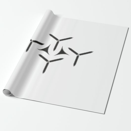 Gothic Blade Wrapping Papier (Uitgerold)