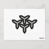 Gothic Blades-Briefkaart Briefkaart (Achterkant)