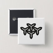 Gothic Blades Button (Voorkant /achterkant)