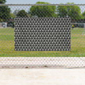 Gothic Blades Pattern Banner (Insitu)