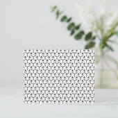 Gothic Blades Pattern Briefkaart (Staand voorkant)