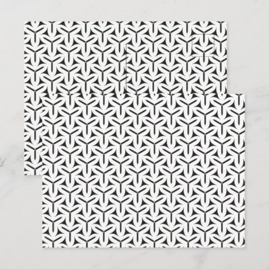 Gothic Blades Pattern Briefkaart (Voorkant / Achterkant)