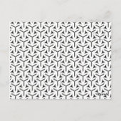 Gothic Blades Pattern Briefkaart (Achterkant)