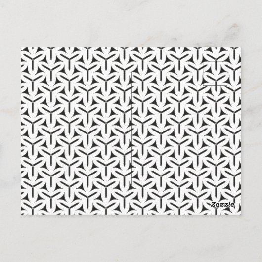 Gothic Blades Pattern Briefkaart (Achterkant)