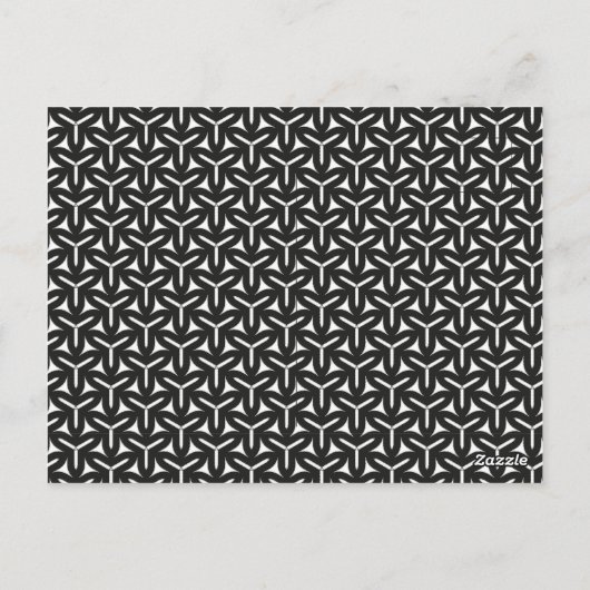 Gothic Blades Pattern Briefkaart (Achterkant)