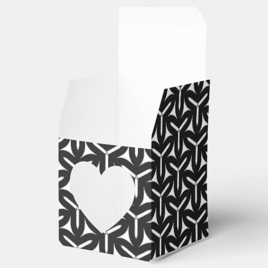 Gothic Blades Pattern Favor Box Bedankdoosjes (Geopend)