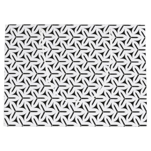 Gothic Blades Pattern Grote Gift Bag Groot Cadeauzakje (Voorkant)