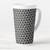 Gothic Blades Pattern Latte Mok (Rechterhoek)