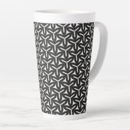 Gothic Blades Pattern Latte Mok