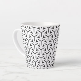 Gothic Blades Pattern Latte Mok