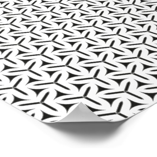 Gothic Blades Pattern Poster (Hoek)