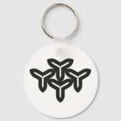 Gothic Blades Pattern-Sleutelhanger Sleutelhanger (Voorkant)