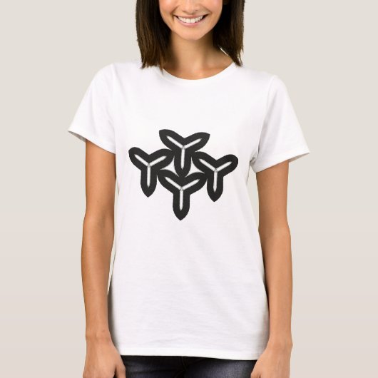 Gothic Blades Pattern T-shirt (Voorkant)