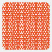 Gothic Blades Pattern Vierkante Sticker (Voorkant)