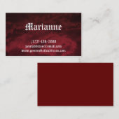 Gothic Bloed Storm Visitekaartje (Voorkant / Achterkant)