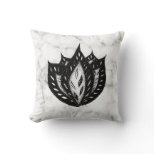 Gothic bloem, zwart-wit, zwart-wit