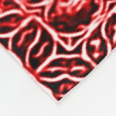 Gothic Blood Symbol Fleece Deken (Hoek)