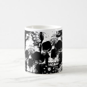 Gothic Bloom Mok – Een Donker Elegante Fusie van S