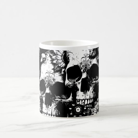 Gothic Bloom Mok – Een Donker Elegante Fusie van S (Center)