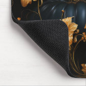 GOTHIC BLUE HALLOWEEN POMPOENEN GEEL BLOEMEN MUISMAT (Hoek)