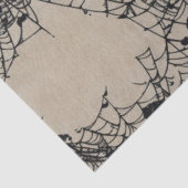 Gothic Blue Heart Butterfly in Spiderweb ephemera Tissuepapier (Detail)