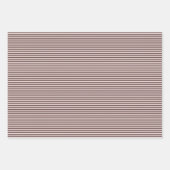 Gothic Blush Roze Schedels en Strepen Halloween Inpakpapier Vel (Voorkant 2)