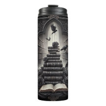 Gothic Boek Thermal Tumbler – Koffie Reizen Mok