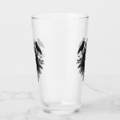 Gothic boeket met drie schedels en twee uilen glas (Rechts)