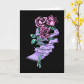 Gothic Boeket Wenskaart (Leeg) Kaart (Gele Bloem)