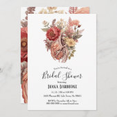 Gothic Boho Anatomisch Hart Vrijgezellenfeest Kaart (Voorkant / Achterkant)