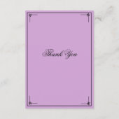 gothic boho chic bruiloft website RSVP Informatiekaartje (Achterkant)