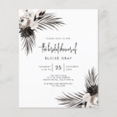 Gothic Boho Wedding Invitation Flyer (Voorkant)
