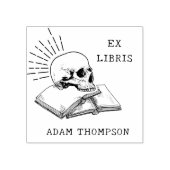 Gothic Book Custom Name uit de bibliotheek Rubberstempel (Afrduk)