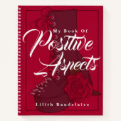 Gothic Boot Red Script Boek van de positieve aspec (Voorkant)