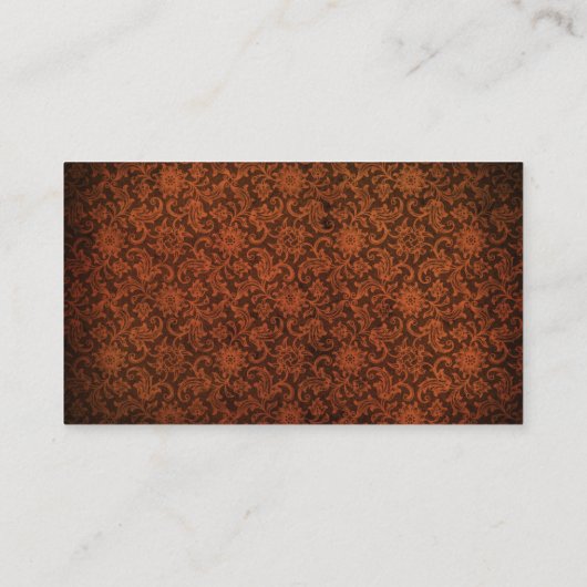 Gothic Border Victoriaans Visitekaartje (Achterkant)