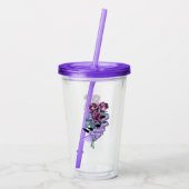 Gothic Bouquet Acrylic Tumbler Acryl Drinkbeker (Achterkant)