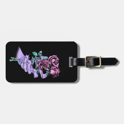 Gothic Bouquet Bagagelabel (Voorkant horizontaal)