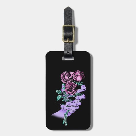 Gothic Bouquet Bagagelabel (Voorkant verticaal)