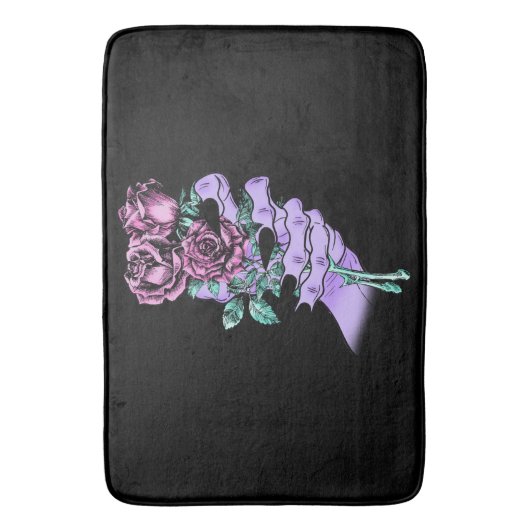 Gothic Bouquet Bath Mat (Voorkant Verticaal)