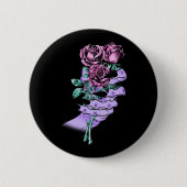 Gothic Bouquet Button (Voorkant)