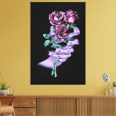 Gothic Bouquet Canvas Print (Insitu (Woonkamer))