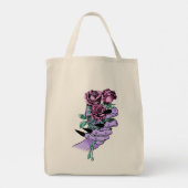 Gothic Bouquet Canvas tas (Achterkant)