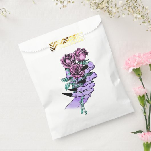 Gothic Bouquet Favor Bags Bedankzakje (Gezegeld)