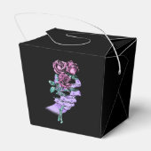 Gothic Bouquet Favor Box Bedankdoosjes (Achterkant)