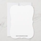 Gothic Bouquet Flat Wenskaart Kaart (Achterkant)